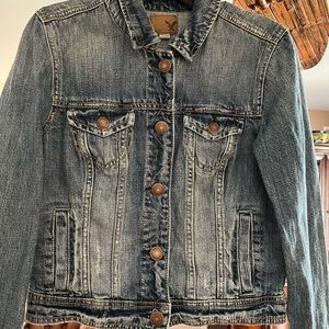 American Eagle Cropped Denim Jacket